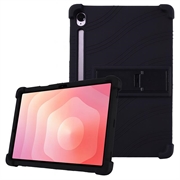 Samsung Galaxy Tab S11 Silicone Case with Kickstand - Black