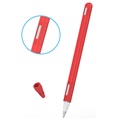 Apple Pencil (2nd Generation) Silicone Case with Cap - Red