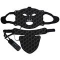 Silicone Facial Beauty Device / LED Light Therapy Face and Neck Mask - Black