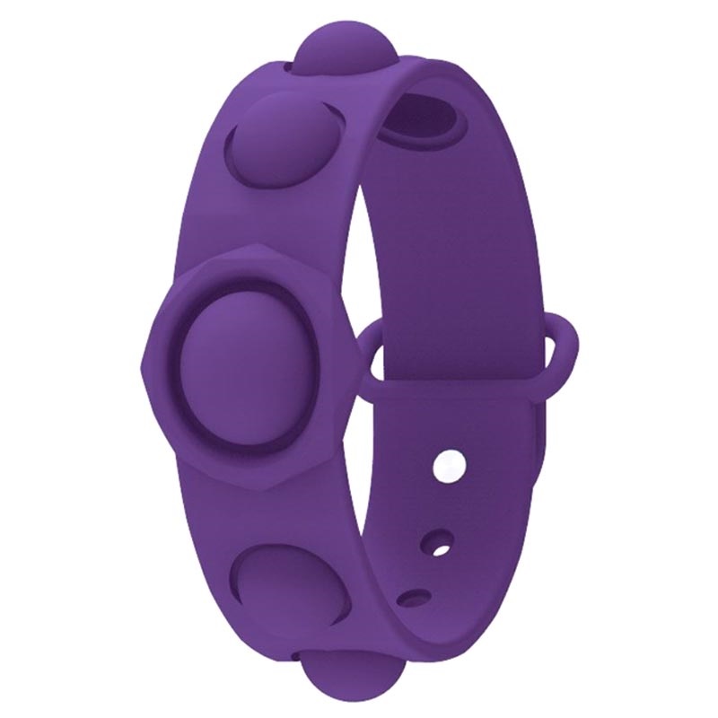 Silicone Pop It Bracelet for Kids & Adults - Purple
