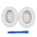 Silicone Replacement Earpads for Bose NC700 Headphones with Crowbar - White