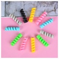 Silicone Spiral Cord and Cable Protector / Organizer - 4 pcs.