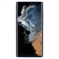 Silky Samsung Galaxy S22 Ultra 5G Silicone Case - Dark Blue