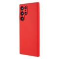 Silky Samsung Galaxy S22 Ultra 5G Silicone Case - Red