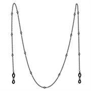 Simple Eyeglass Chain Strap - Black