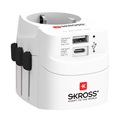 Skross Pro Light World Travel Adapter with USB-C, USB-A - 1750W