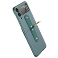 Samsung Galaxy Z Flip3 5G Case with Metal Ring - Green