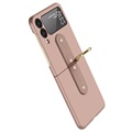 Samsung Galaxy Z Flip3 5G Case with Metal Ring - Rose Gold