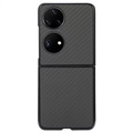 Huawei P50 Pocket Slim Cover - Carbon Fiber - Black