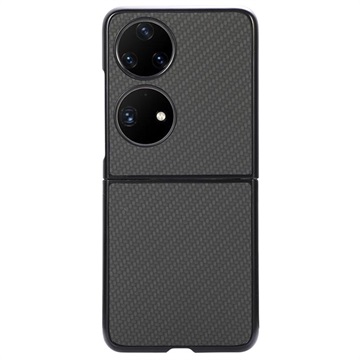 Huawei P50 Pocket Slim Cover - Carbon Fiber - Black