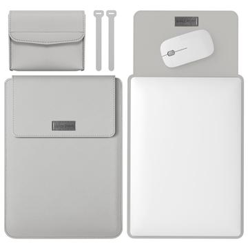 Slim Fit 3-in-1 Universal Protective Sleeve for Tablet/Laptops - 13" - Grey