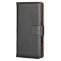 Sony Xperia X Compact Slim Wallet Leather Case - Black