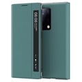 Smart Clear View Huawei Mate X2 Flip Case - Green