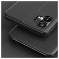 Smart Clear View Nothing Phone (1) Flip Case - Black