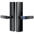 Smart Electronic Door Lock with Fingerprint, Password, IC Card and Tuya App Control - 14.7cm Lock Body