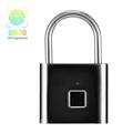 Smart Padlock with Fingerprint Lock - Black