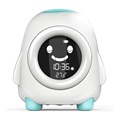 Smile Kids Alarm Clock with Colorful Night Light - Blue