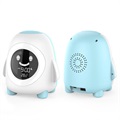 Smile Kids Alarm Clock with Colorful Night Light - Blue