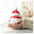 Snowman 2-in-1 Portable Hand Warmer / Power Bank - Red