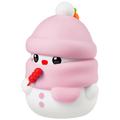 Snowman Design Automatic Foam Soap Dispenser 280ml - Pink