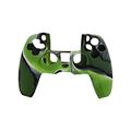 Soft Silicone Protective Case for PS5 Controller - Camouflage Green