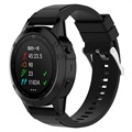 Garmin Fenix 5X/Fenix 3 HR/Quatix 3/D2 Soft Silicone Strap - Black