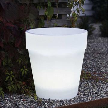 Solar Flower Pot Light Garden Lights Christmas Decoration Light Glowing Plant Pot