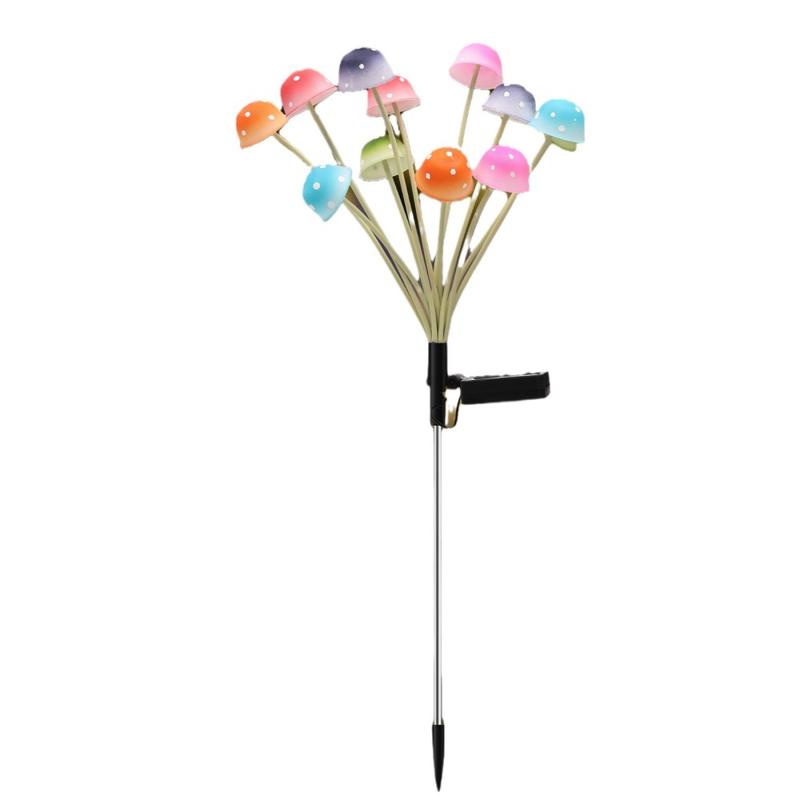 Modern Art Deco Solar Mushroom LED Garden Light 1-Light main image 1