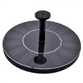 Solar Powered Floating Fountain Pump - Black