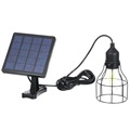 Solar Powered Hanging LED Light with Extension Cord - 80x66mm