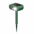 Solar Ultrasonic Animal Repeller with Motion Sensor - Army Green