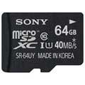 Sony SR-64UYA MicroSDXC Memory Card - 64GB
