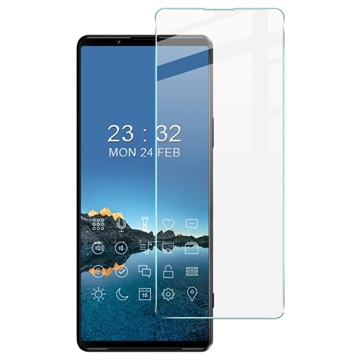 Sony Xperia 1 IV Imak Tempered Glass Screen Protector - 9H - Case Friendly - Clear