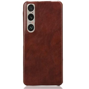 Sony Xperia 1 VI Coated Plastic Case - Brown