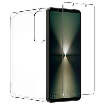 Sony Xperia 1 VII Saii 2-in-1 TPU Case & Tempered Glass Screen Protector - 9H