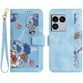 Sony Xperia 1 VIII Floral Wallet Case with Card Slots