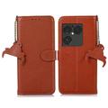 Sony Xperia 1 VIII Wallet Leather Case with RFID - Brown