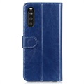 Sony Xperia 10 III, Xperia 10 III Lite Wallet Case With Stand Feature - Blue