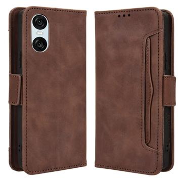 Sony Xperia 10 VI Cardholder Series Wallet Case - Brown