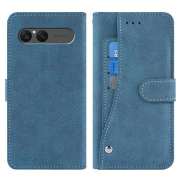 Sony Xperia 10 VII Elegant Retro Wallet Case with Rotating Card Holder