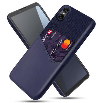 Sony Xperia 10 VII KSQ Case with Card Pocket - Blue
