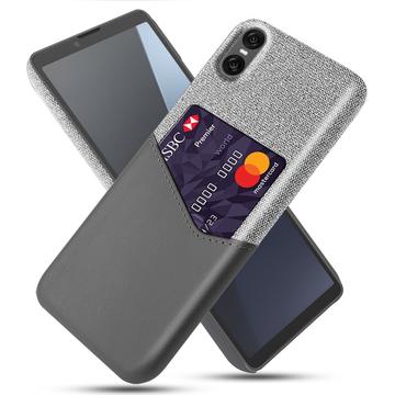 Sony Xperia 10 VII KSQ Case with Card Pocket - Grey