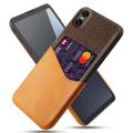 Sony Xperia 10 VII KSQ Case with Card Pocket - Orange