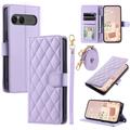 Sony Xperia 10 VII Luxury Quilted Wallet Case - Purple