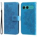 Sony Xperia 10 VII Mandala Series Wallet Case - Blue