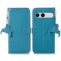 Sony Xperia 10 VIII Wallet Leather Case with RFID - Blue