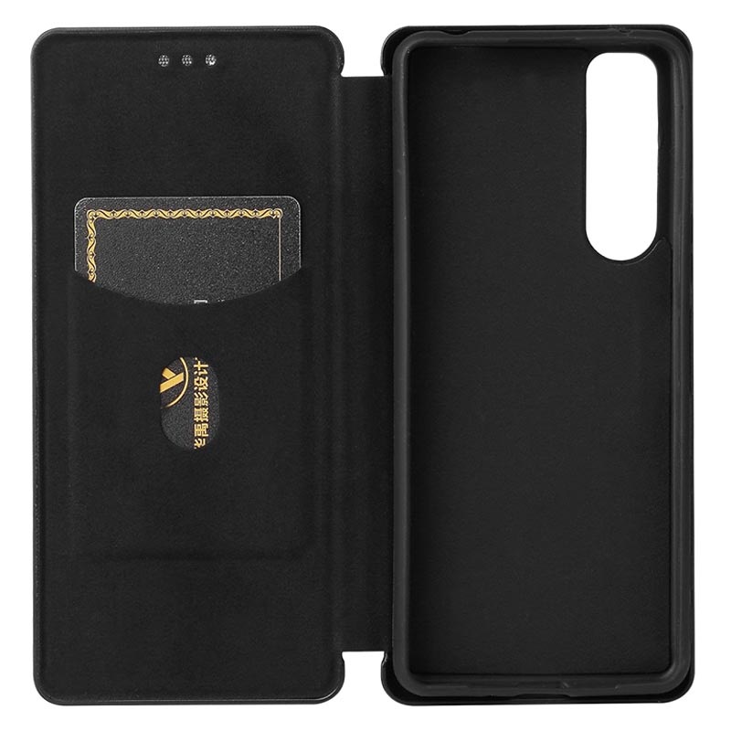 xinyunew Cover per Sony Xperia 5 III - Flip Caso in PU Pelle