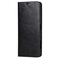 Sony Xperia Pro-I Wallet Leather Case with Kickstand - Black