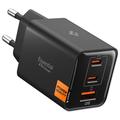 Spigen Essential 47W GaN Wall Charger - 2xUSB-C, 1xUSB-A - Black