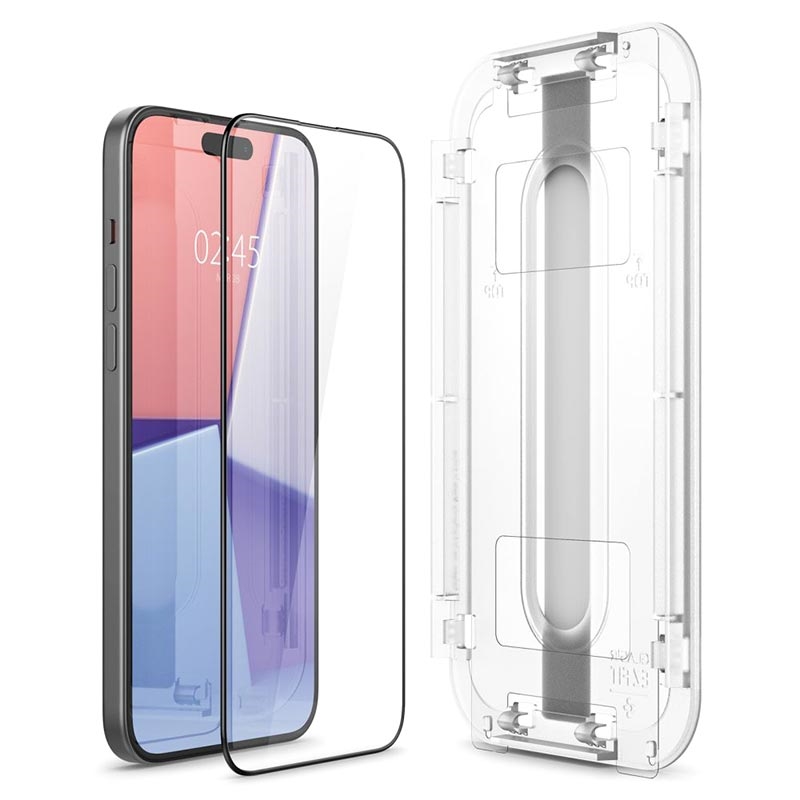 Spigen Tempered Glass Screen Protector [GlasTR EZ FIT] designed for iPhone  15 Pro Max [Case Friendly] - 2 Pack